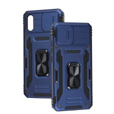 Чохол для Xiaomi Redmi 9A Camshield Army Ring синій / navy