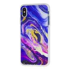 Чохол для iPhone Xs Max силікон Tech 21 "акварель"