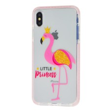 Чохол для iPhone Xs Max силікон Tech 21 "фламінго princess"
