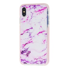 Чохол Tech 21 для iPhone X / Xs мармур рожевий