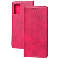 Чохол книжка Samsung Galaxy A02s / A03s Black magnet рожевий
