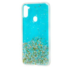 Чохол для Samsung Galaxy A11/M11 Wave confetti блакитний
