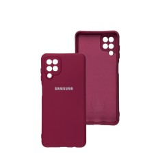 Чохол для Samsung Galaxy A33 5G Silicone Full camera marsala