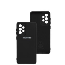 Чохол для Samsung Galaxy A73 Silicone Full camera чорний