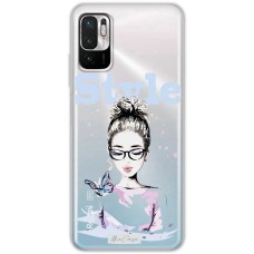 Чохол для Xiaomi Redmi Note 10 5G / Poco M3 Pro Mixcase дівчини дизайн 1