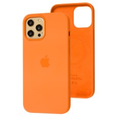 Чохол для iPhone 12 Pro Max MagSafe Silicone Full Size kumquat