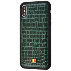 Чохол для iPhone Xs Max Mentor Saxon "зелений"