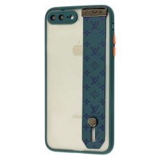 Чохол для iPhone 7 Plus / 8 Plus WristBand LV зелений