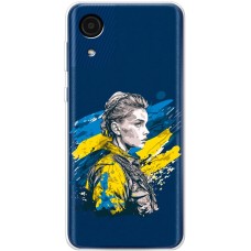 Чохол для Samsung Galaxy A03 Core (A032) MixCase патріотичні незламна Українка