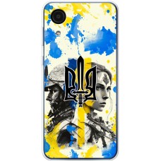 Чохол для Samsung Galaxy A03 Core (A032) MixCase патріотичні сильні та нескорені