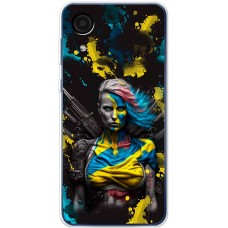Чохол для Samsung Galaxy A03 Core (A032) MixCase патріотичні Нездоланна Українка
