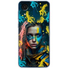 Чохол для Samsung Galaxy A03 Core (A032) MixCase патріотичні воєвнича Українка