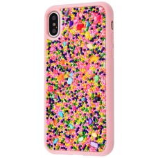 Чохол для iPhone Xs Max Bling pearl diamonds барвистий