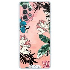 Чохол для Samsung Galaxy A72 Mixcase квіти тропічні гілки та квіти