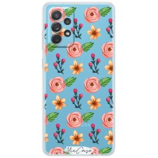 Чохол для Samsung Galaxy A72 Mixcase квіти патерн троянди з жовтими квітами