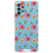 Чохол для Samsung Galaxy A72 Mixcase квіти патерн троянди з жовтими квітами