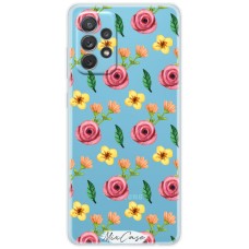 Чохол для Samsung Galaxy A72 Mixcase квіти патерн троянди з жовтими квітами