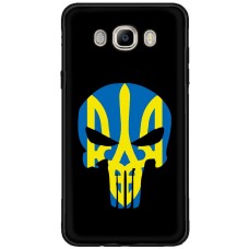 Чохол для Samsung Galaxy J5 2016 (J510) MixCase патріотичні жовто-блакитний череп