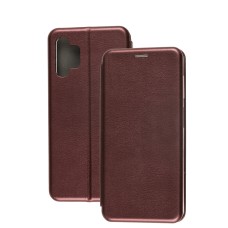 Чохол книжка Premium для Samsung Galaxy A13 (A135) бордовий