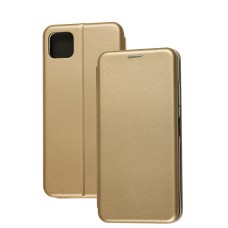 Чохол книжка Premium для Samsung Galaxy A22 (A226) золотистий