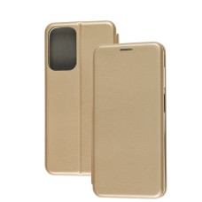 Чохол книжка Premium для Samsung Galaxy A23 золотистий
