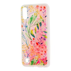 Чохол для Samsung Galaxy A10 (A105) Блискучі вода "квіти та трави"