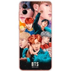 Чохол для Samsung Galaxy A04 (A045) MixCase BTS в космосі