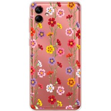 Чохол для Samsung Galaxy A04 (A045) Mixcase квіти патерн квіткових ліан