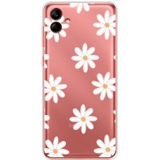Чохол для Samsung Galaxy A04 (A045) Mixcase квіти патерн ромашок