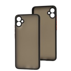 Чохол для Samsung Galaxy A04E (A042) LikGus Totu camera protect чорний / червоний