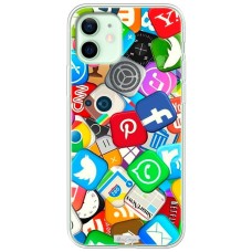 Чохол для iPhone 12 MixCase логотип лого соц.мережі