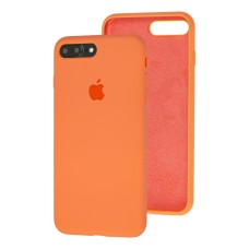 Чохол для iPhone 7 Plus / 8 Plus Silicone Full помаранчевий / papaya