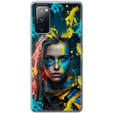 Чохол для Samsung Galaxy S20 FE (G780)  MixCase патріотичні воєвнича Українка