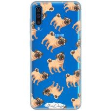 Чохол для Samsung Galaxy A50 (A505) Mixcase мопси
