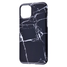 Чохол для iPhone 11 Pro Design Mramor Glossy чорний
