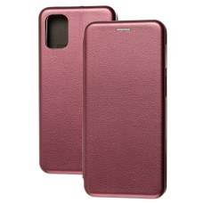 Чохол книжка Premium для Samsung Galaxy M31s (M317) бордовий