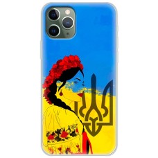 Чохол для iPhone 11 Pro Max MixCase патріотичні українка у вишиванці