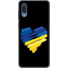 Чохол для Samsung Galaxy A02 (A022) MixCase патріотичний "серце"