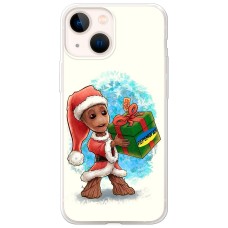 Чохол для iPhone 14 MixCase Новий рік Грут з подарунком