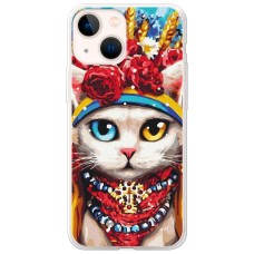 Чохол для iPhone 14 MixCase Новий рік символ кіт патріот