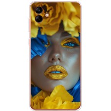 Чохол для Samsung Galaxy A04 (A045) MixCase патріотичні макіяж