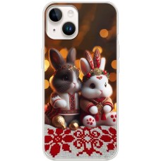 Чохол з аніме для iPhone 15 Mixcase rabbits