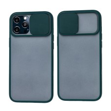 Чохол для iPhone 12 Pro Max LikGus Camshield camera protect зелений