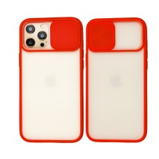 Чохол для iPhone 12 Pro Max LikGus Camshield camera protect червоний