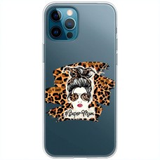 Чохол для iPhone 13 Pro MixCase Леопард super mom