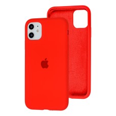 Чохол для iPhone 11 Silicone Full red