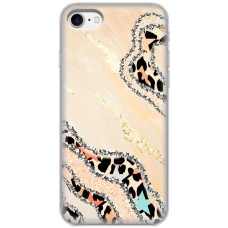 Чохол для iPhone 7 / 8 / SE MixCase Леопард кристал