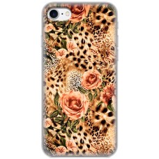 Чохол для iPhone 7 / 8 / SE MixCase Леопард троянди