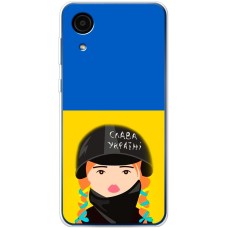 Чохол для Samsung Galaxy A03 Core (A032) MixCase патріотичні Слава Україні