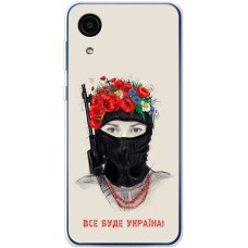 Чохол для Samsung Galaxy A03 Core (A032) MixCase патріотичні разом ми сила!